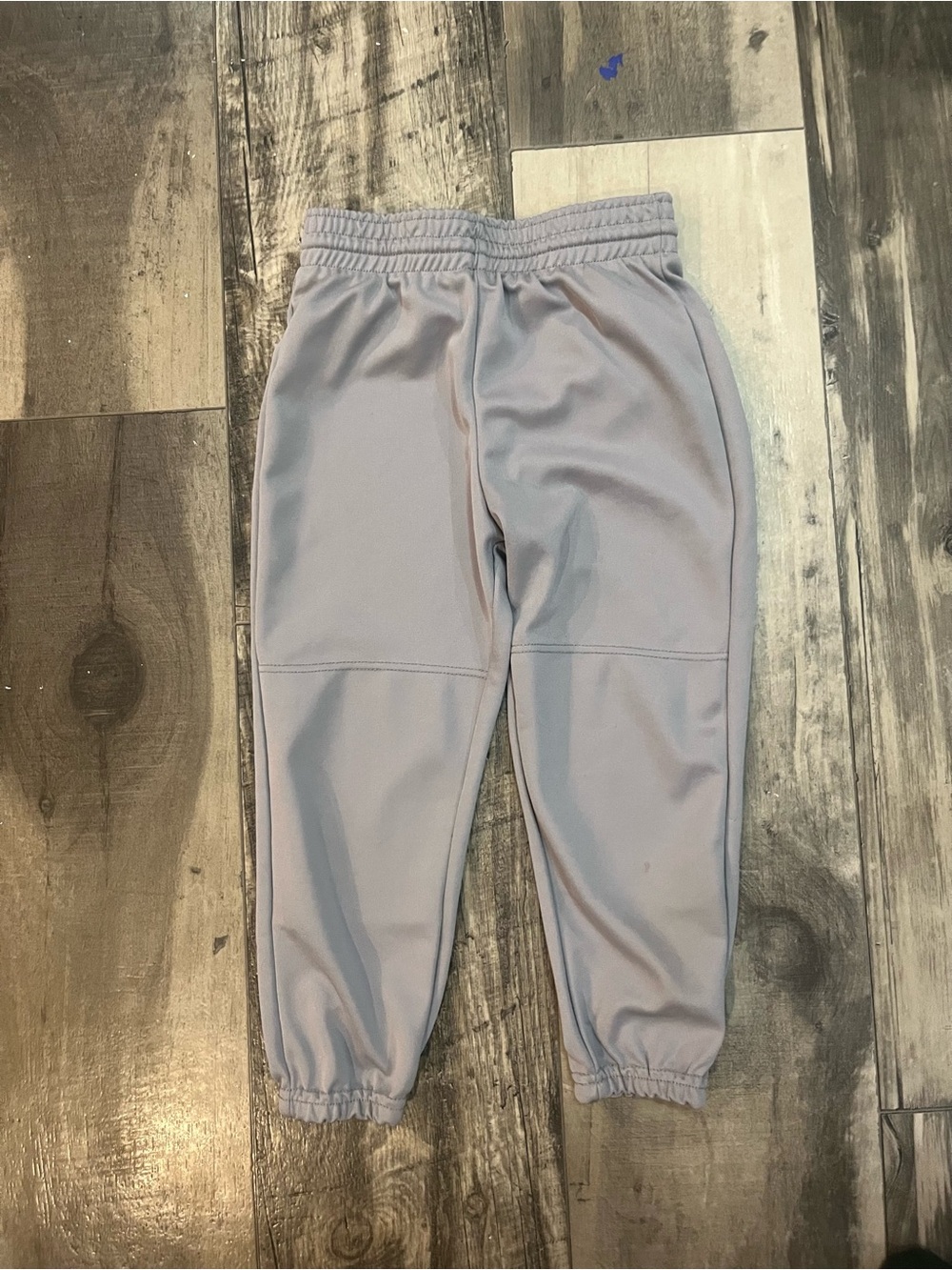 Youth Medium Gray Baseball Pants Elastic Ankle Athletic Baseball Practice Game